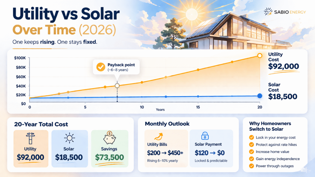 solar vs utility chart xtra