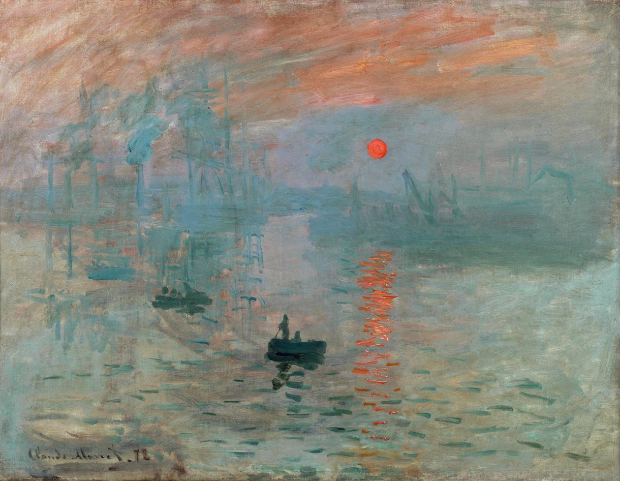 claude monet impression sunrise 1872