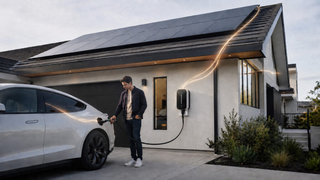 Solar + EV Charging at Home: What Homeowners Should Know in 2026 modern home EV charging