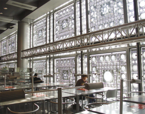 interior view of the institut du monde arabe